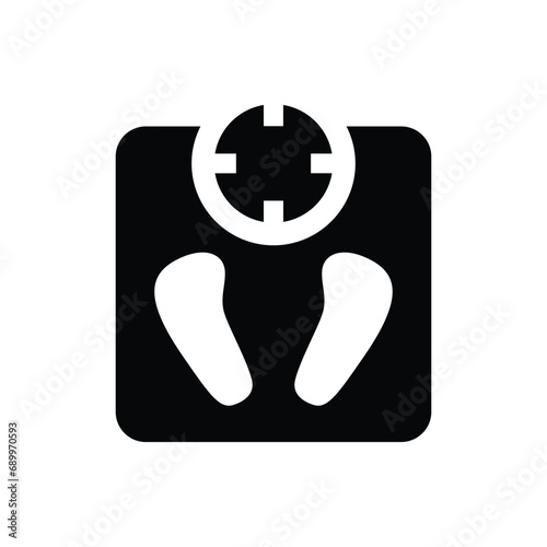 Weighing scale vector icon