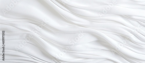 Wallpaper Mural Detailed texture of white fabric Torontodigital.ca