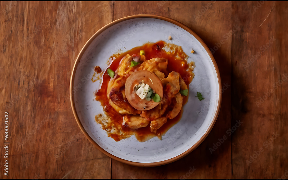 Capture the essence of Muamba De Galinha in a mouthwatering food photography shot Generative AI Capture the essence of Muamba De Galinha in a mouthwatering food photography shot Generative AI