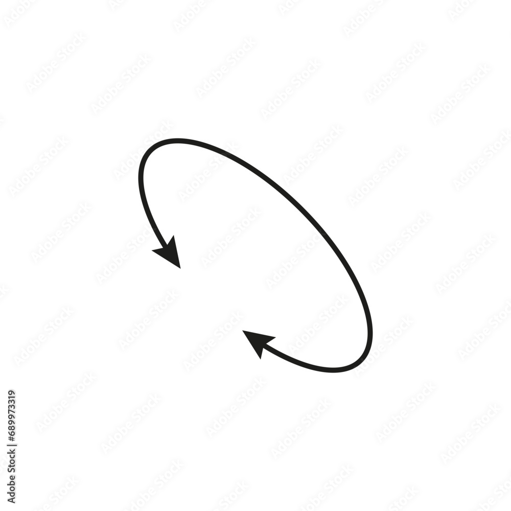 Dual double ended semi circle arrow. Semicircular round long two sided arrow. Dual double ended semi circle arrow. Semicircular round long two sided arrow.
