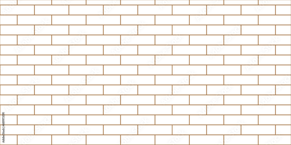 Obraz premium White brick wall background. architecuture construction stone block brick wallpaper. seamless building cement concrete wall grunge background. 