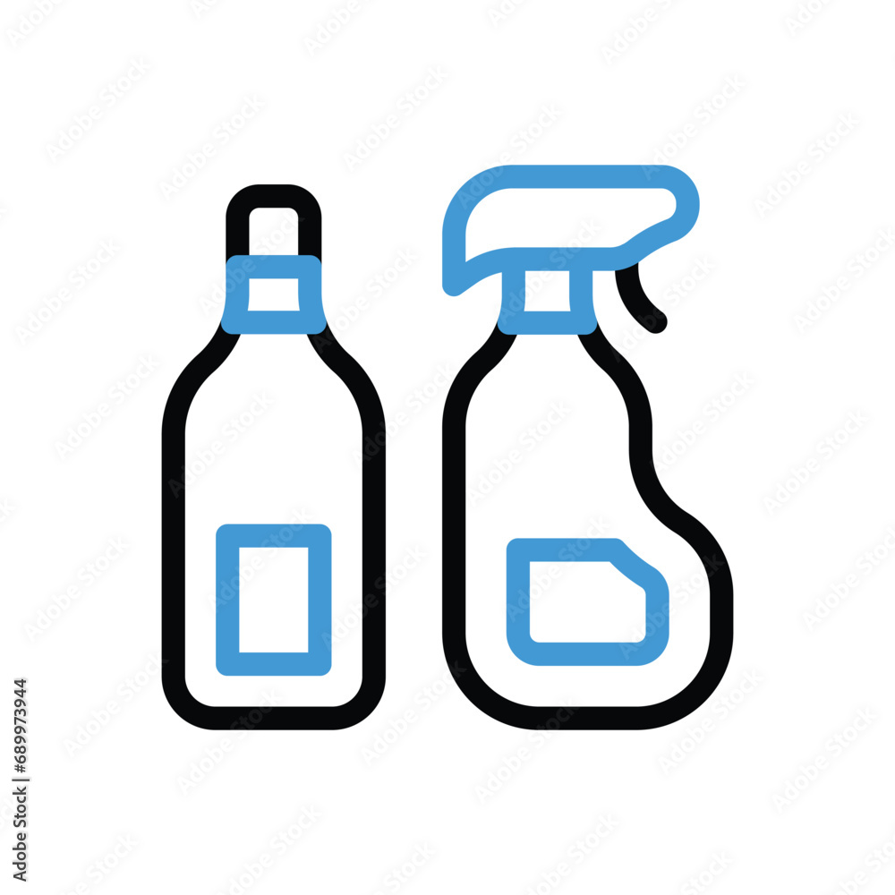 Cleaning Tools Icon vector stock illustration Cleaning Tools Icon vector stock illustration