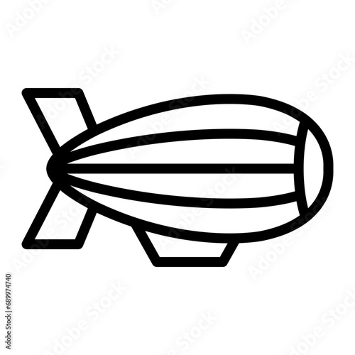 Blimp Icon Design