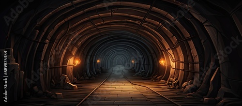 Tunnel with pathway