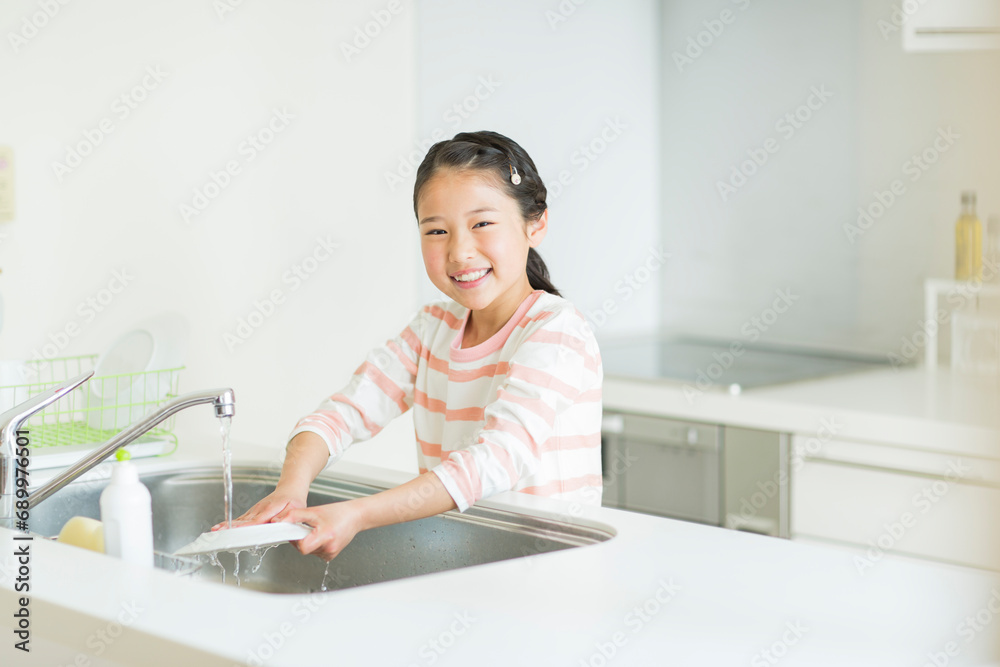 Obraz premium 女の子