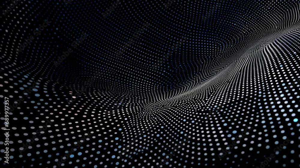 Dynamic waves mesmerizing abstract technology background, featuring dotted waves in a seamless dance of innovation and futuristic elegance Dynamic waves mesmerizing abstract technology background, featuring dotted waves in a seamless dance of innovation and futuristic elegance