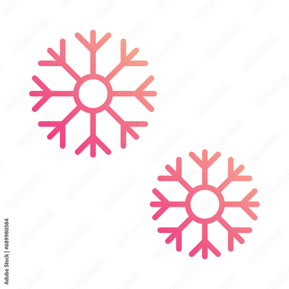 Snowflake icon vector stock illustration Snowflake icon vector stock illustration