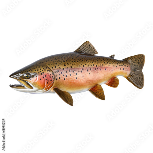  Trout fish on transparent background