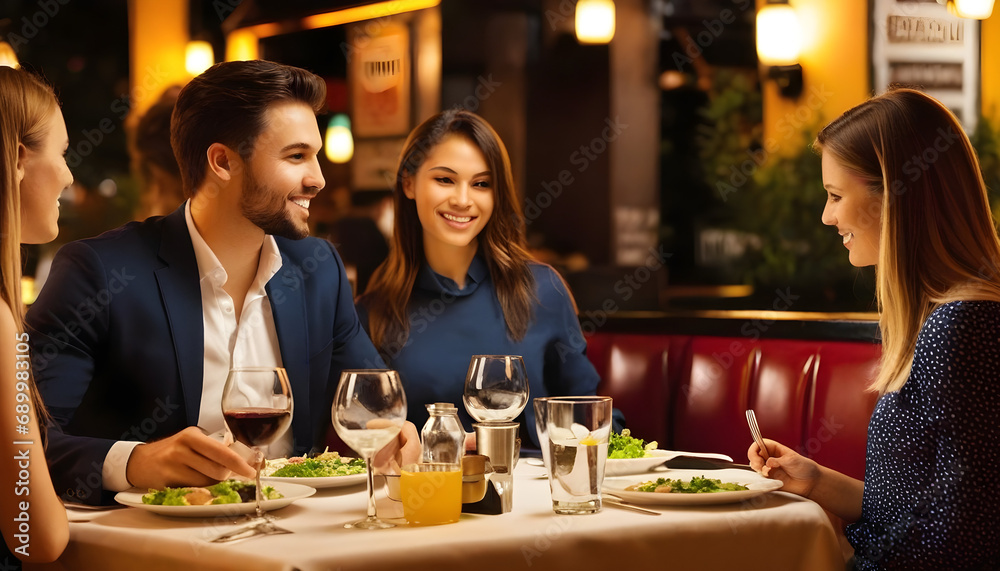 people in restaurant