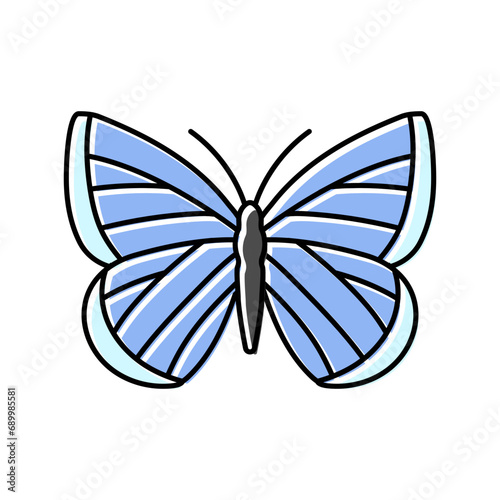 spring azure insect color icon vector. spring azure insect sign. isolated symbol illustration