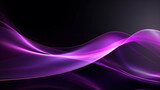 black background and purple wave line. Mordan business wave background. 