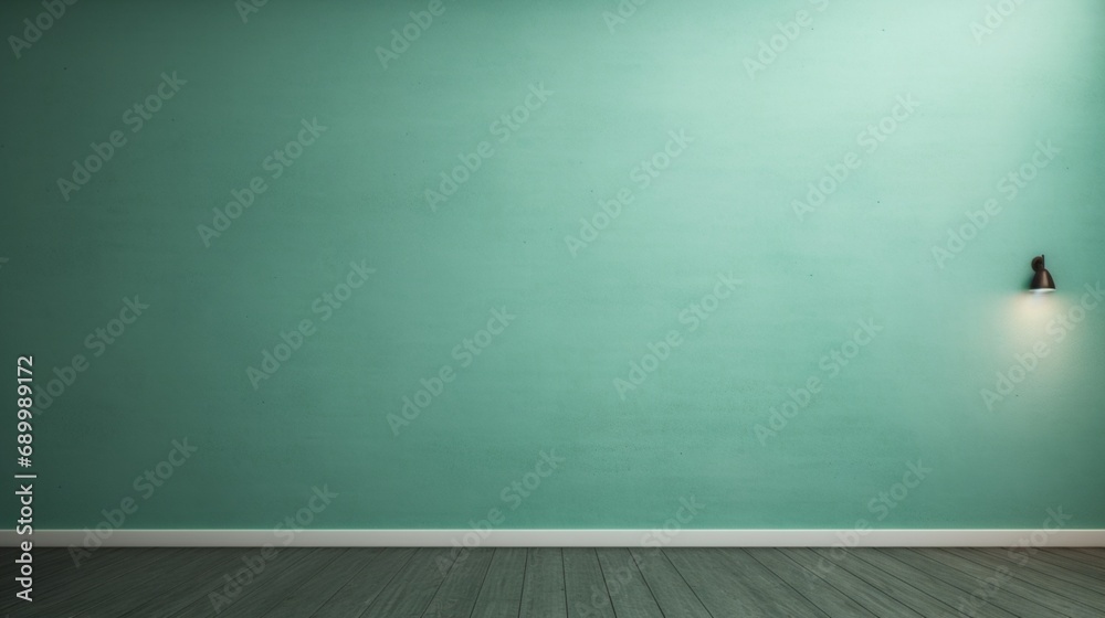 Plain wall in a subdued seafoam green, illuminated by soft, diffused lighting. Plain wall in a subdued seafoam green, illuminated by soft, diffused lighting.
