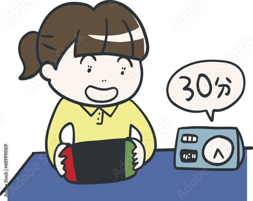 時間を見ながら生活しよう