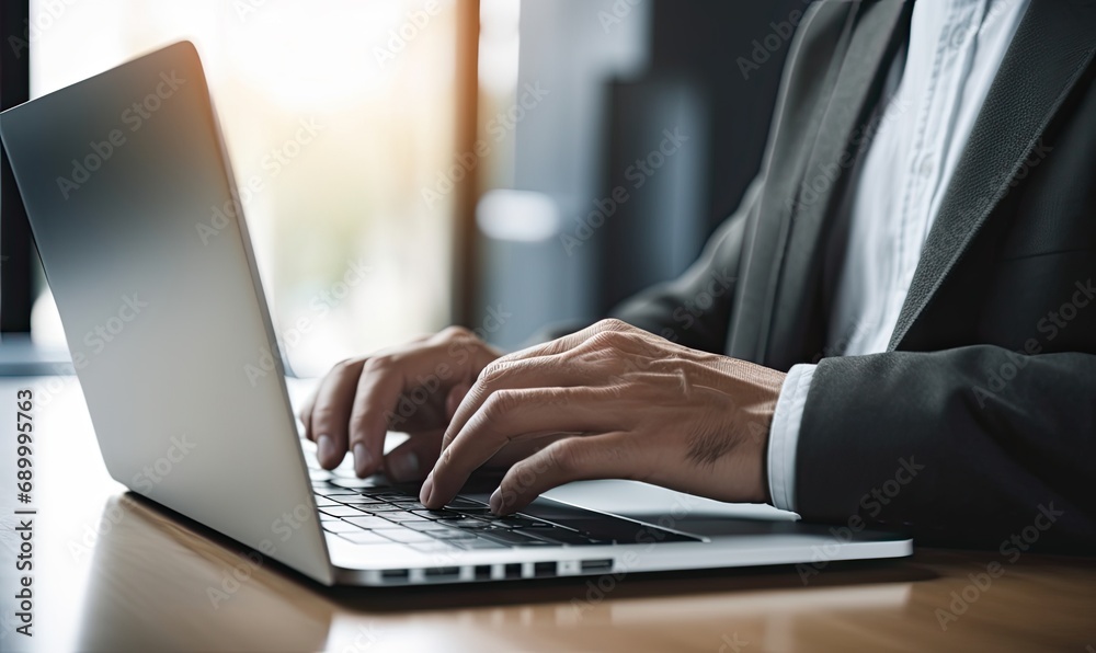 A person holding a credit card while using a laptop A person holding a credit card while using a laptop