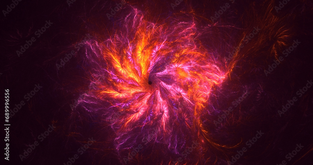 Fractal 3D rendering abstract and shiny background Fractal 3D rendering abstract and shiny background