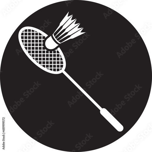Badminton, sport, racket icon