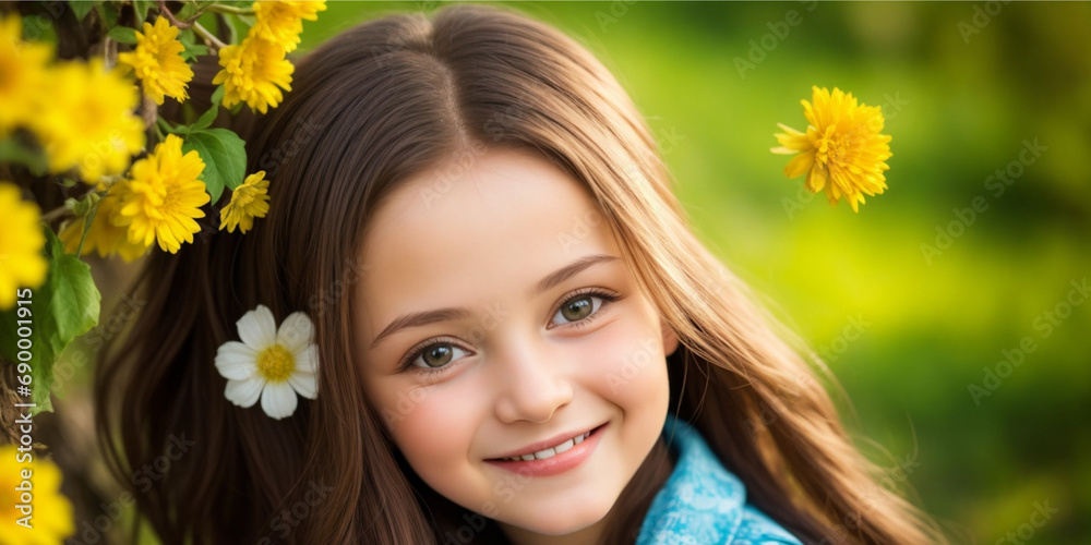 A Beautiful Ukraine girl Portrait in blurred background of nature A Beautiful Ukraine girl Portrait in blurred background of nature