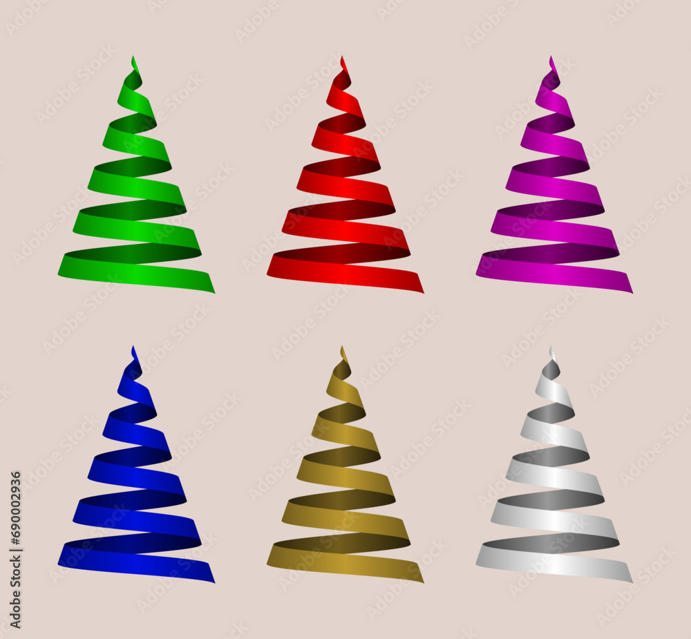 Ribbon Christmas Tree Collection Ribbon Christmas Tree Collection