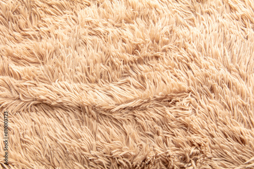 Fotografi Beige shag carpet as an abstract background. Texture
