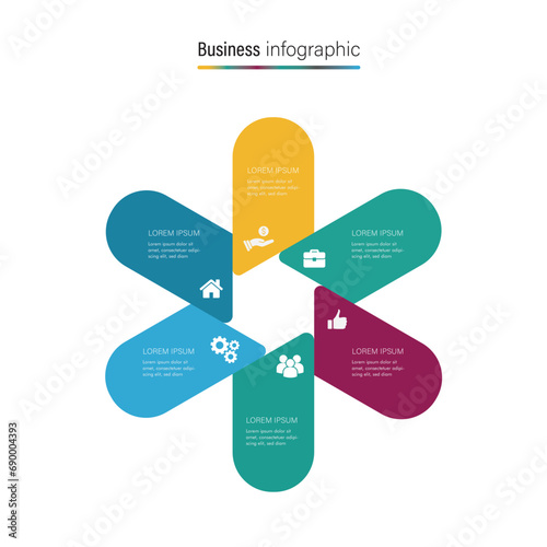Dot bar pie charts, business data market elements, graphs, and flat icons set. Suitable for infographics, numbered banners, diagrams, and graphic or website layout vectors. Vector-based artwork.