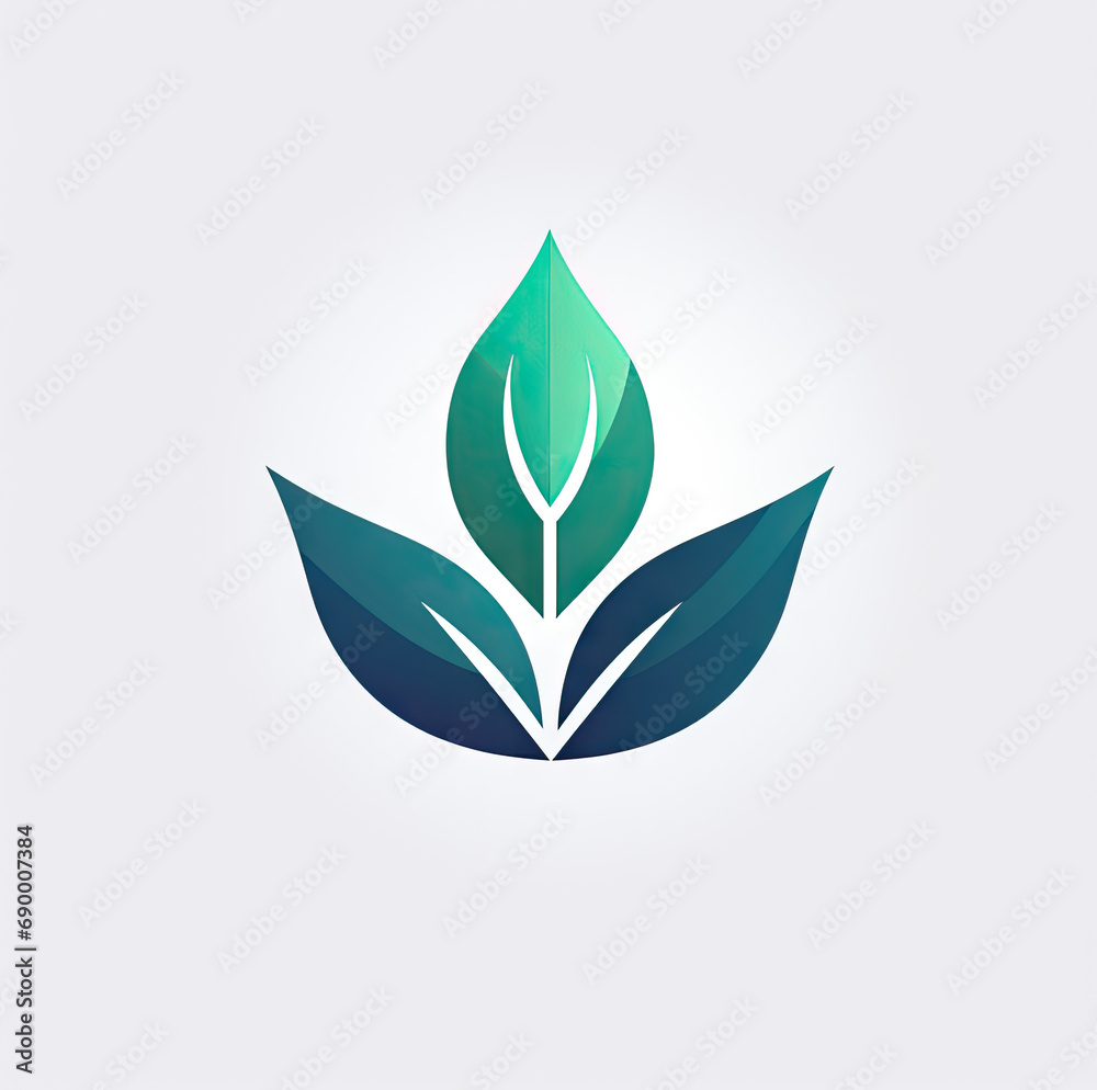 Go green Icon on white background Go green Icon on white background
