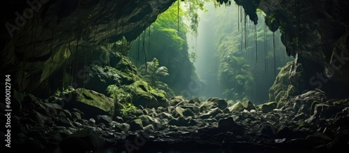 The big cave for fairies near Kuching, Malaysia photo