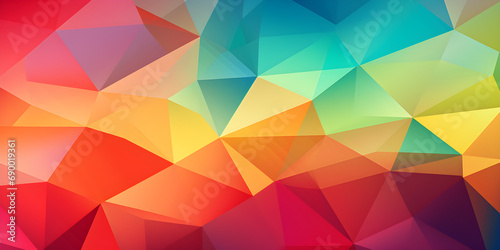 abstract triangle colourful geometric background