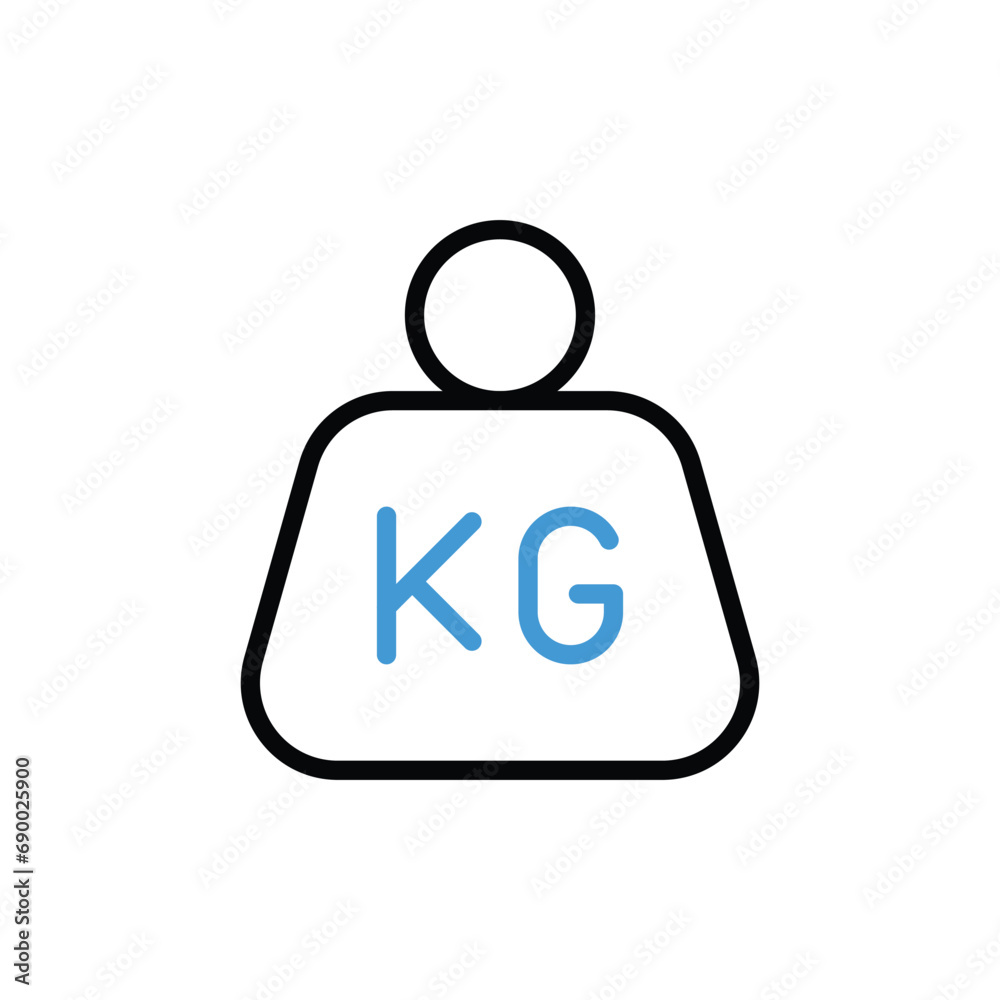 Package Weight Icon vector stock illustration Package Weight Icon vector stock illustration