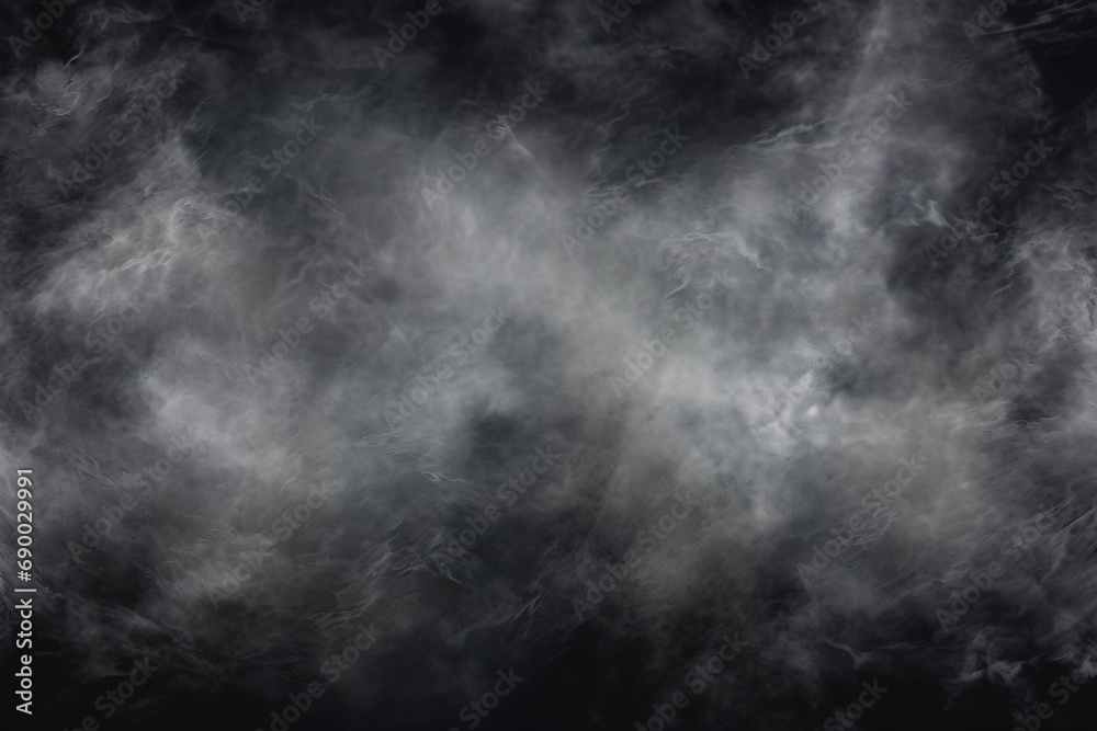 Black smoke background texture for horror theme design