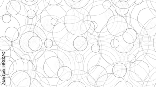 Abstract background with grey circles photo