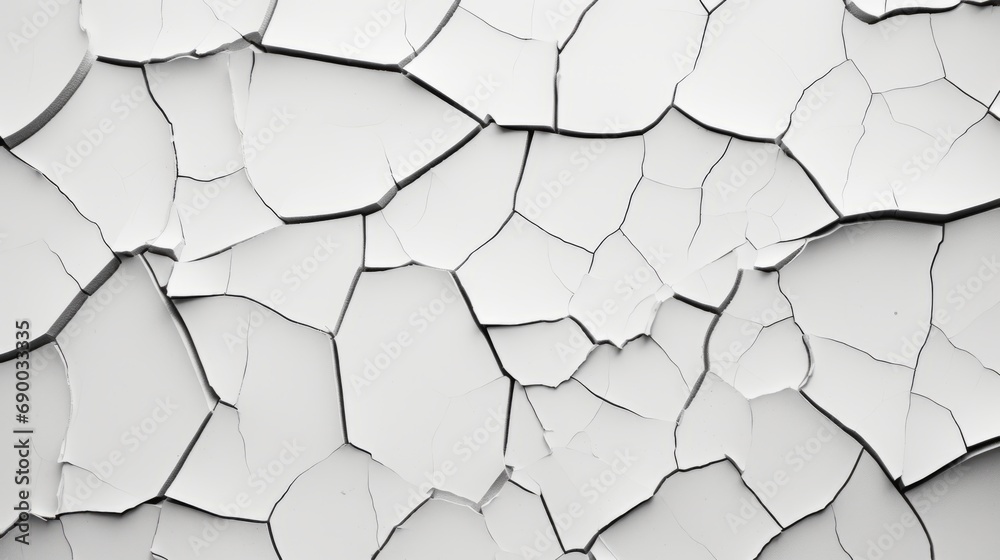 Cracking paint on white wall. Cracks on the wall. Texture with cracks Cracking paint on white wall. Cracks on the wall. Texture with cracks