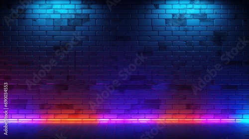 Neon wall texture background colorful spot light 