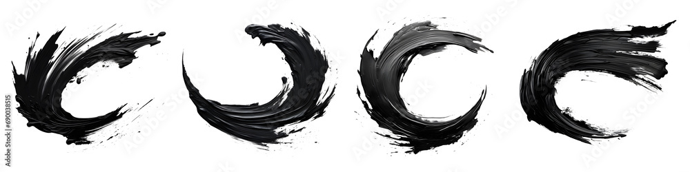 black paint brushstroke set isolated on transparent background - Design element PNG cutout collection black paint brushstroke set isolated on transparent background - Design element PNG cutout collection