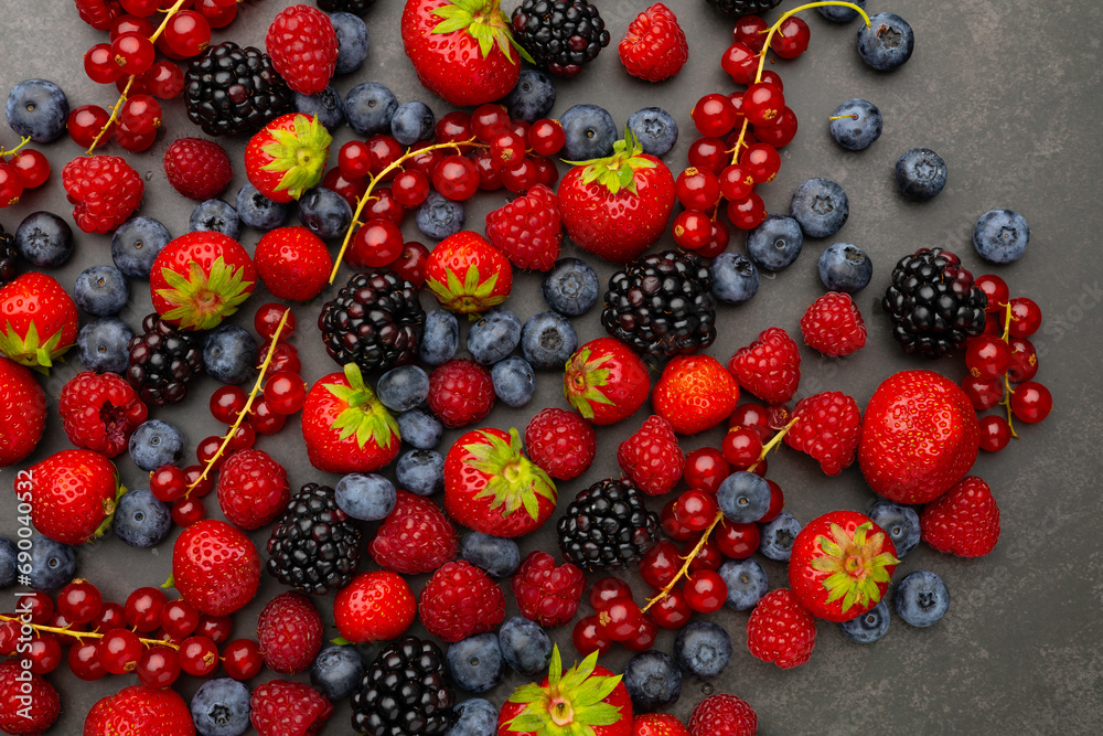 Berries. Various colorful berries Strawberry, Raspberry, Blackberry, Blueberry close-up Bio Fruits, Healthy eating, Berries. Various colorful berries Strawberry, Raspberry, Blackberry, Blueberry close-up Bio Fruits, Healthy eating,