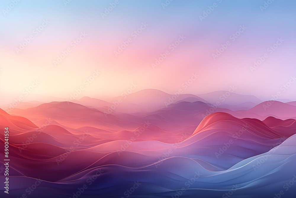 Vibrant and futuristic abstract wallpaper featuring colorful waves, ideal for technological themes