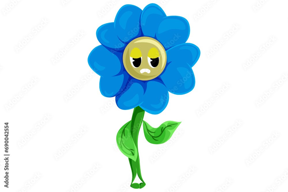 Cute Flower Character Design Illustration Cute Flower Character Design Illustration