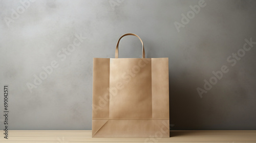 Eco bag mockup. Blank Shopping sack with copy space