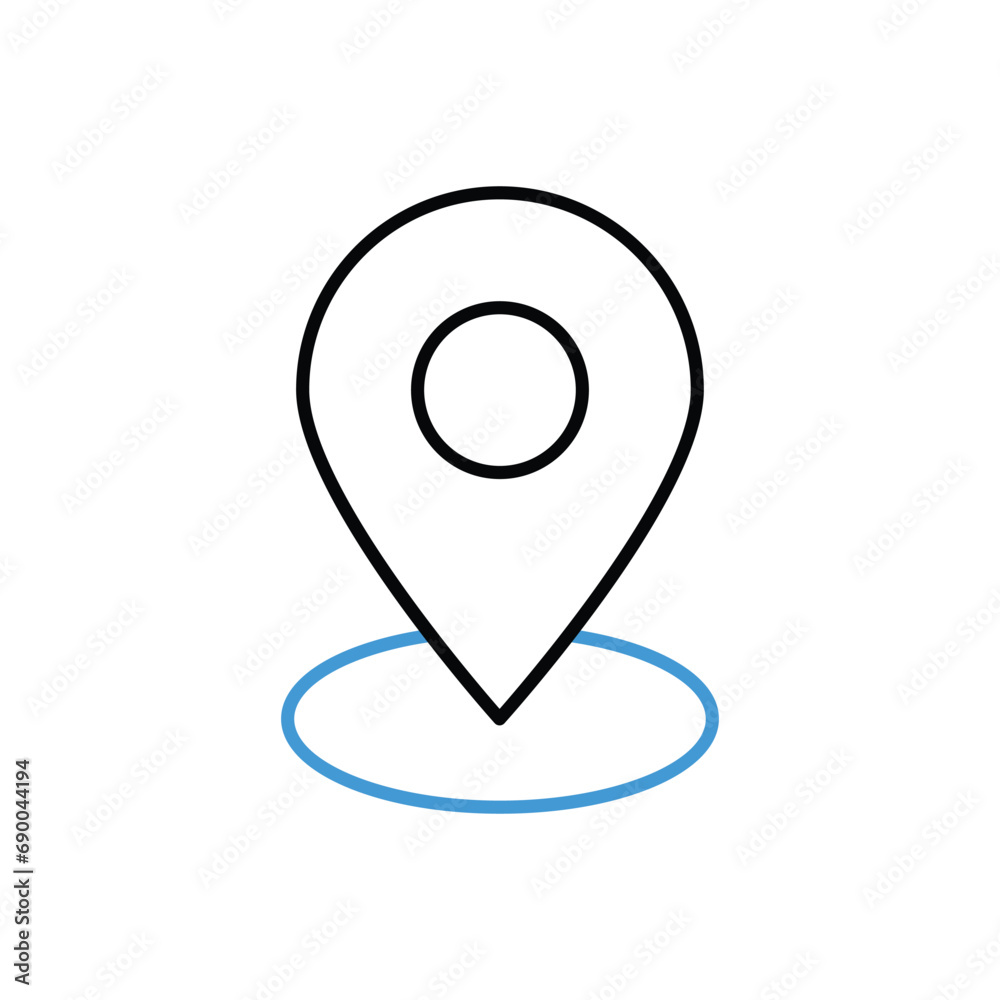 Location Pin Icon vector stock illustration Location Pin Icon vector stock illustration