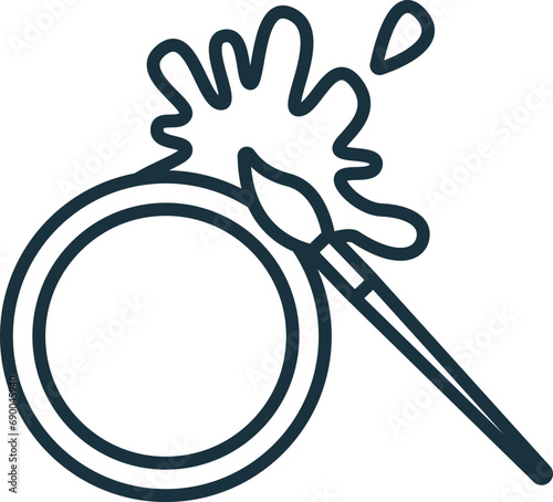 NFT icon. Monochrome simple sign from blockchain collection. NFT icon for logo, templates, web design and infographics.