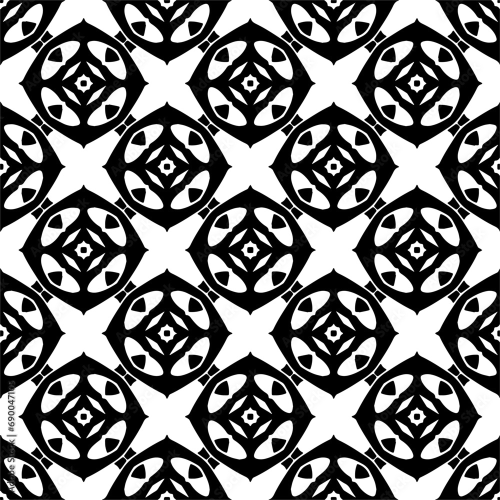 Wallpaper with Seamless repeating pattern. Black and white pattern . Abstract background. Monochrome texture for web page, textures, card, poster, fabric, textile. Wallpaper with Seamless repeating pattern. Black and white pattern . Abstract background. Monochrome texture for web page, textures, card, poster, fabric, textile.
