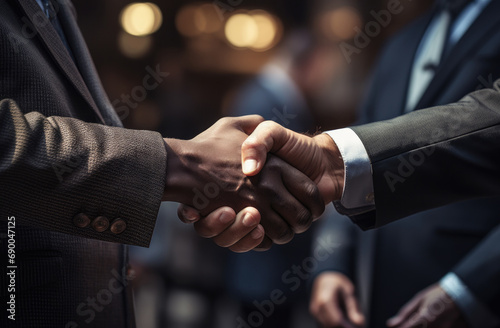 businessmen shaking hands