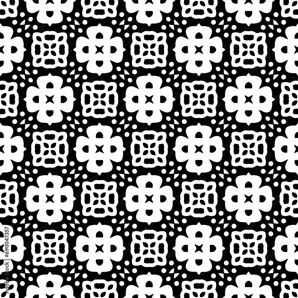 Wallpaper with Seamless repeating pattern. Black and white pattern . Abstract background. Monochrome texture for web page, textures, card, poster, fabric, textile. Wallpaper with Seamless repeating pattern. Black and white pattern . Abstract background. Monochrome texture for web page, textures, card, poster, fabric, textile.