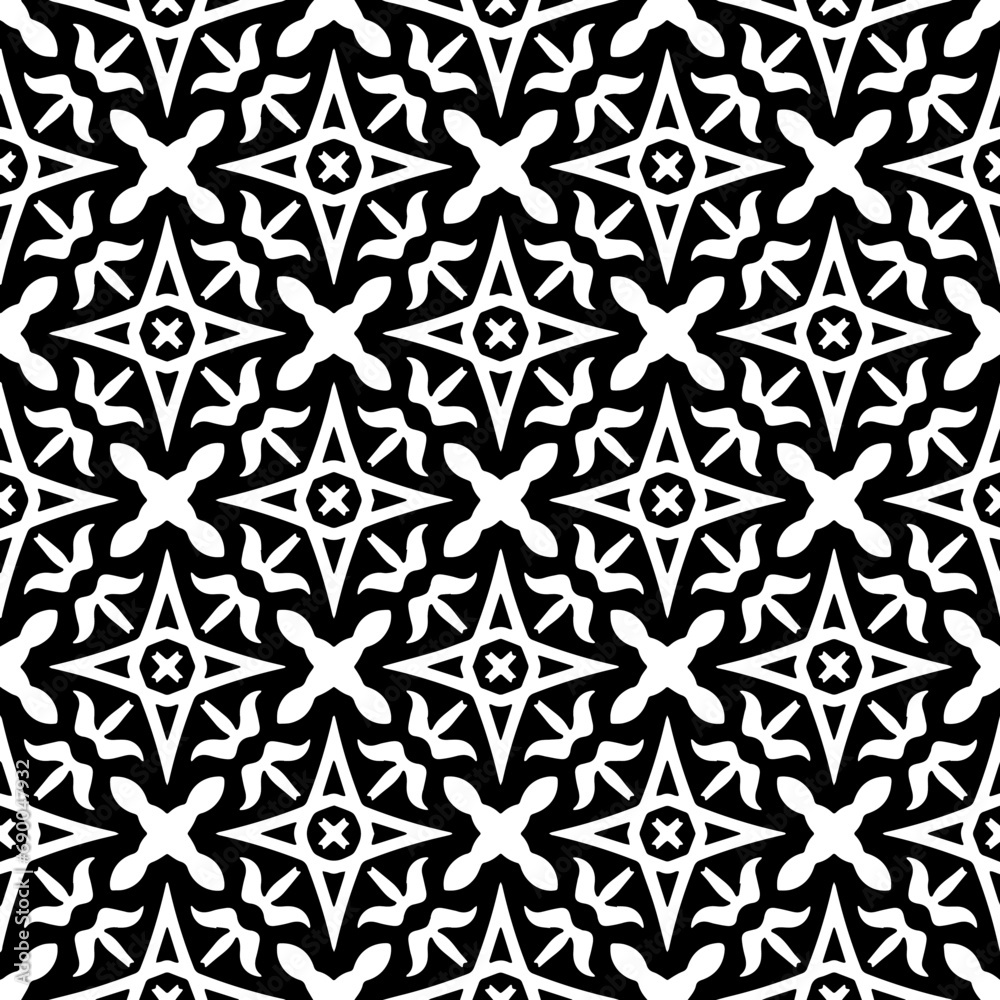 Wallpaper with Seamless repeating pattern. Black and white pattern . Abstract background. Monochrome texture for web page, textures, card, poster, fabric, textile. Wallpaper with Seamless repeating pattern. Black and white pattern . Abstract background. Monochrome texture for web page, textures, card, poster, fabric, textile.