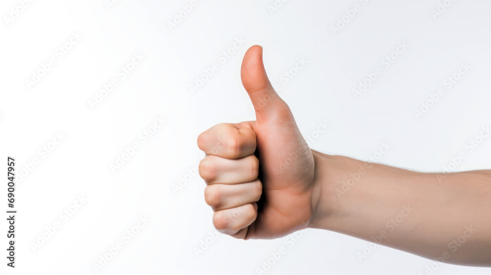 thumb up gesture