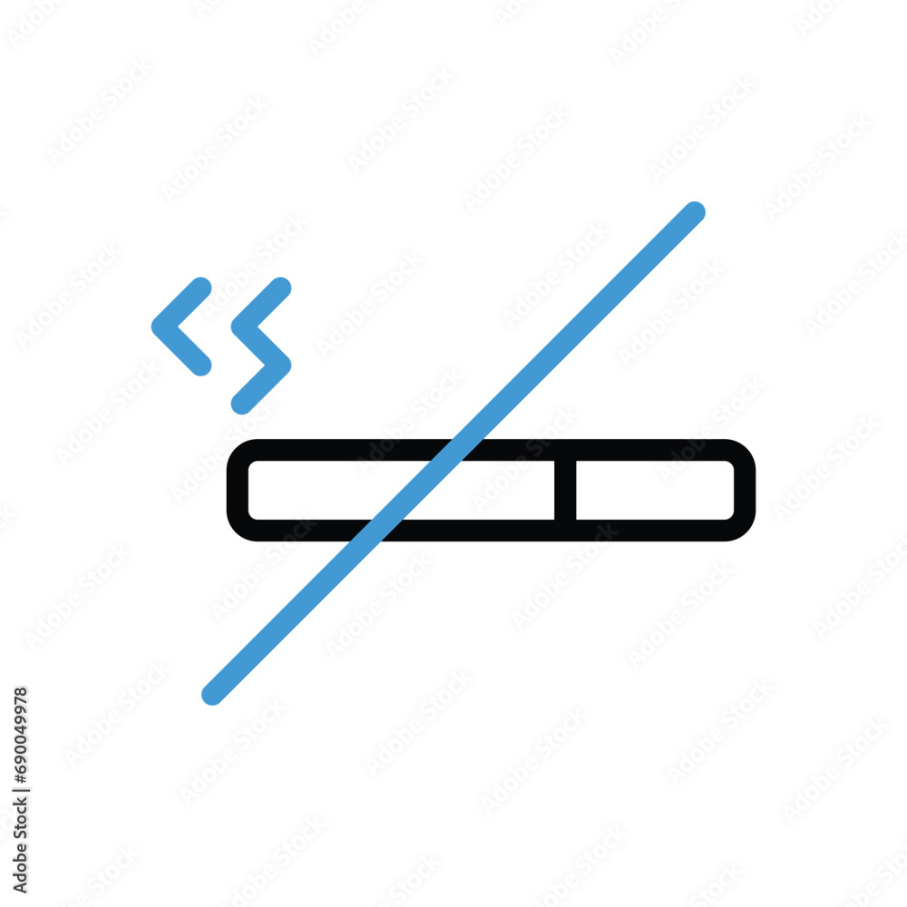 No Smoking Icon vector stock illustration No Smoking Icon vector stock illustration