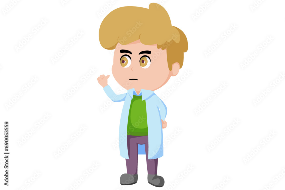 Cute Boy Character Design Illustration Cute Boy Character Design Illustration