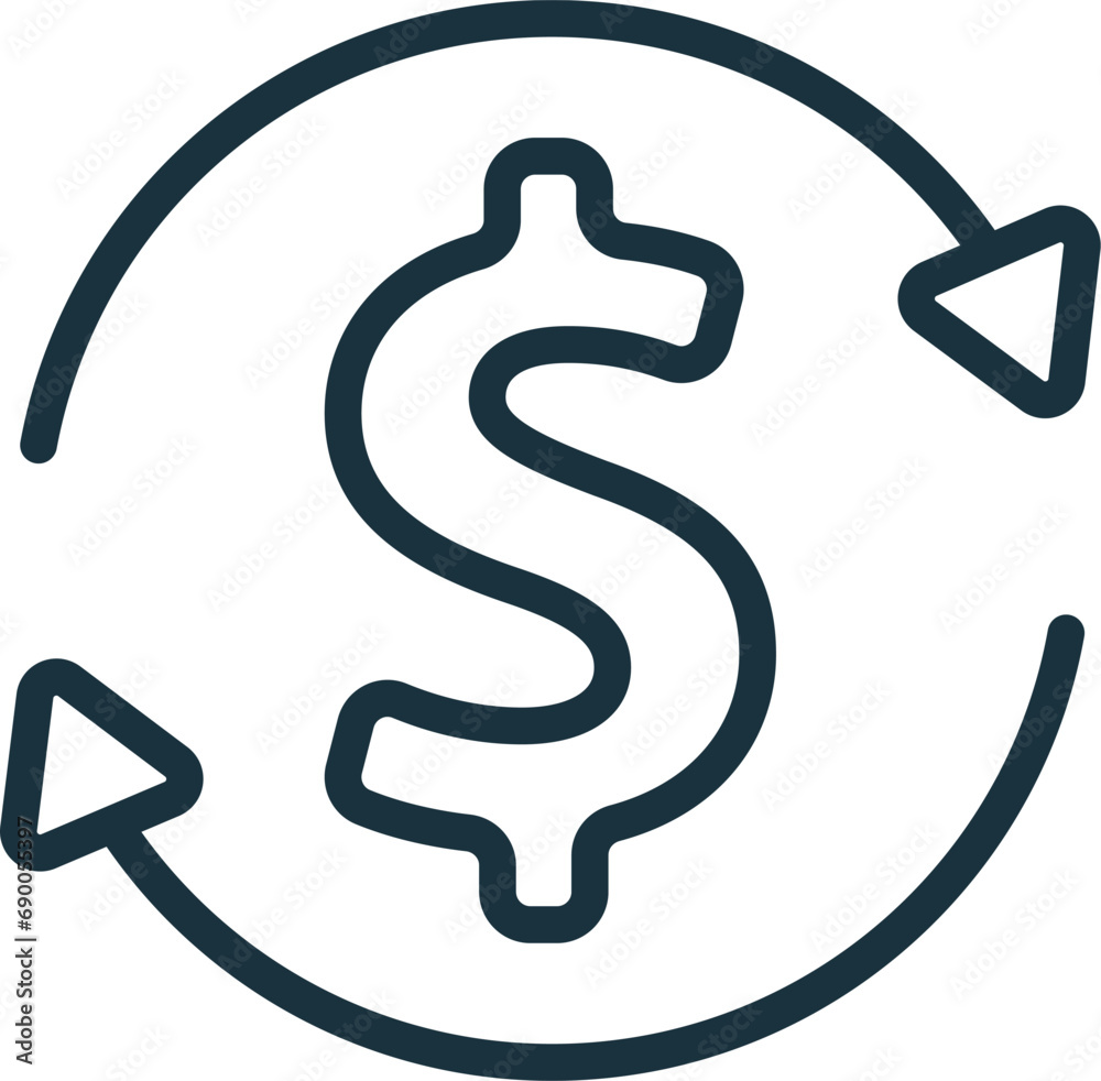 ROI icon. Monochrome simple sign from business concept collection. ROI icon for logo, templates, web design and infographics. ROI icon. Monochrome simple sign from business concept collection. ROI icon for logo, templates, web design and infographics.