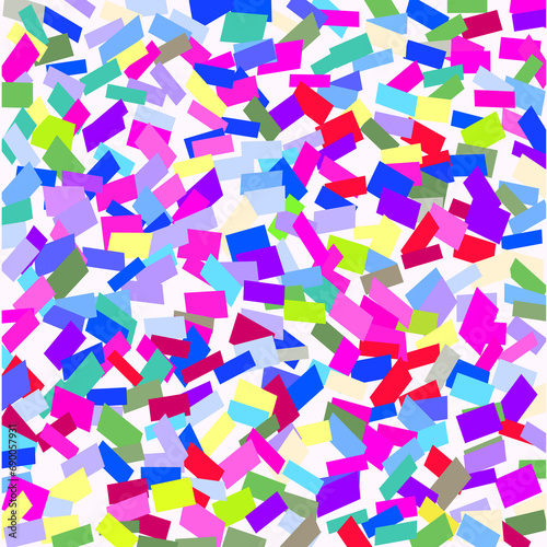 pattern with colorful confetti