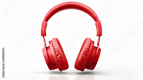Red headphone