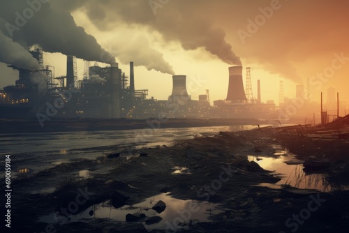Industrial Impact: Global Pollution Unveiled in the Shadows of Smokestacks